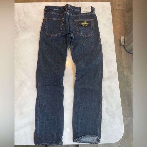 Stone Island Straight Leg Dark Wash Denim Jeans Size 30 Lightly Worn - Picture 4 of 4